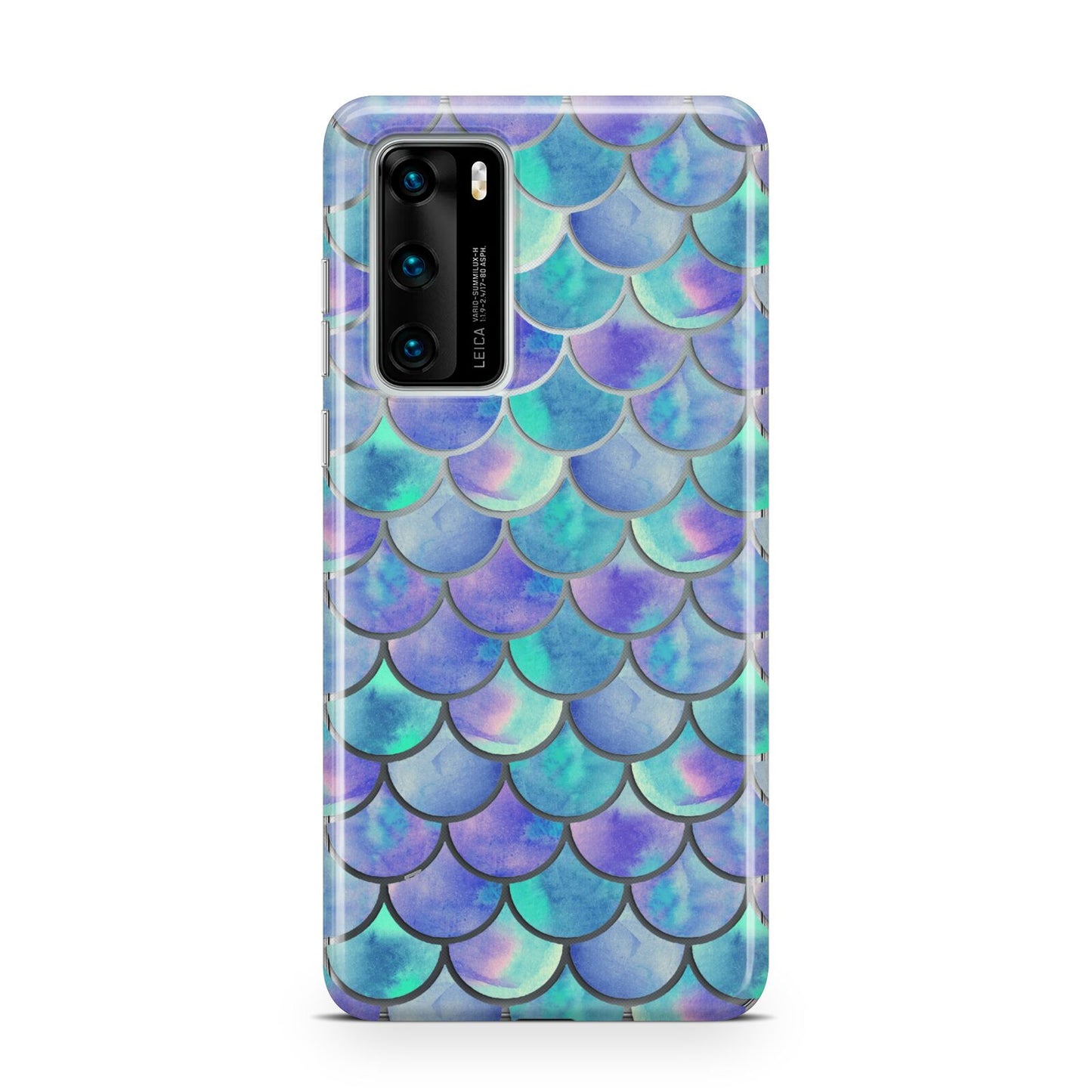 Iridescent Mermaid Scales Huawei P40 Phone Case