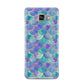 Iridescent Mermaid Scales Samsung Galaxy A3 2016 Case on gold phone