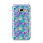 Iridescent Mermaid Scales Samsung Galaxy A3 2017 Case on gold phone
