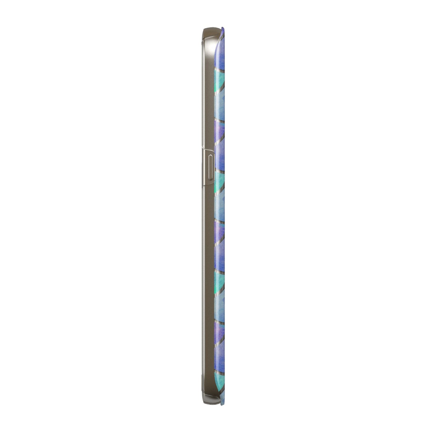 Iridescent Mermaid Scales Samsung Galaxy Case Side View
