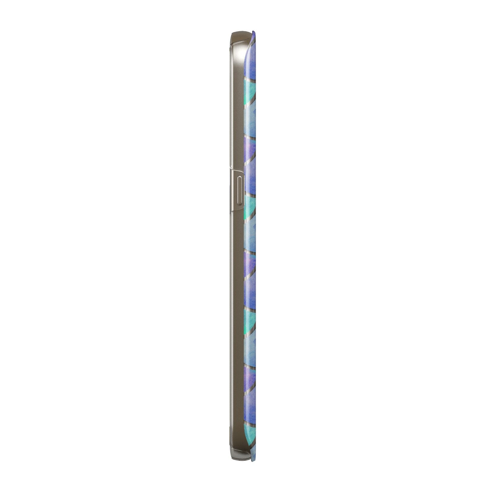 Iridescent Mermaid Scales Samsung Galaxy Case Side View