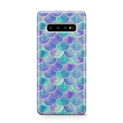 Iridescent Mermaid Scales Samsung Galaxy S10 Case