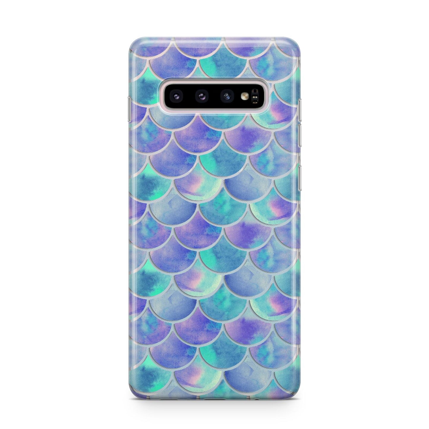 Iridescent Mermaid Scales Samsung Galaxy S10 Plus Case