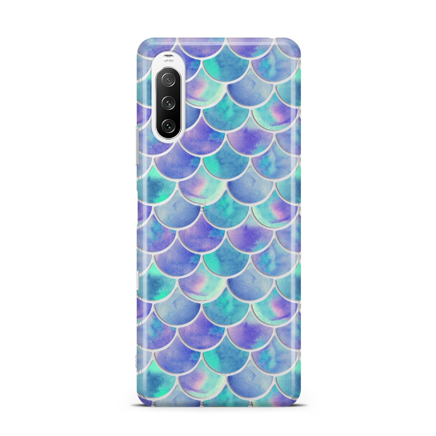 Iridescent Mermaid Scales Sony Xperia 10 III Case