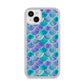 Iridescent Mermaid Scales iPhone 14 Plus Glitter Tough Case Starlight