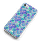 Iridescent Mermaid Scales iPhone 8 Bumper Case on Silver iPhone Alternative Image