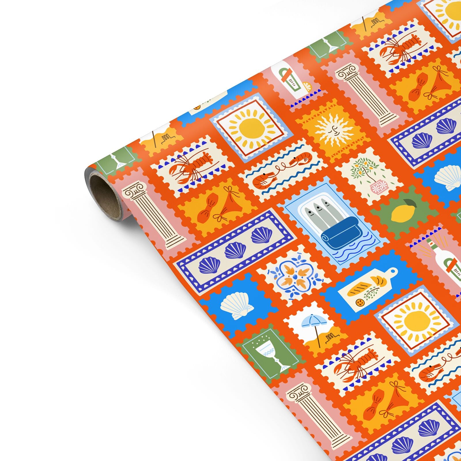 Italian Summer Mediterranean Personalised Gift Wrap