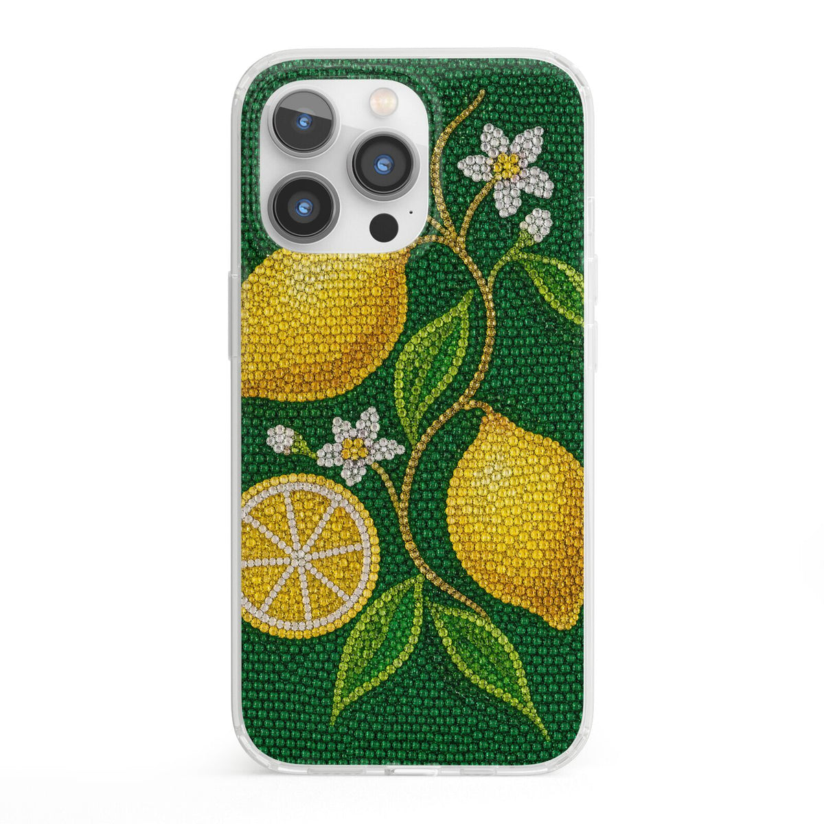 Lemon Lustre iPhone 13 Pro Clear Bumper Case