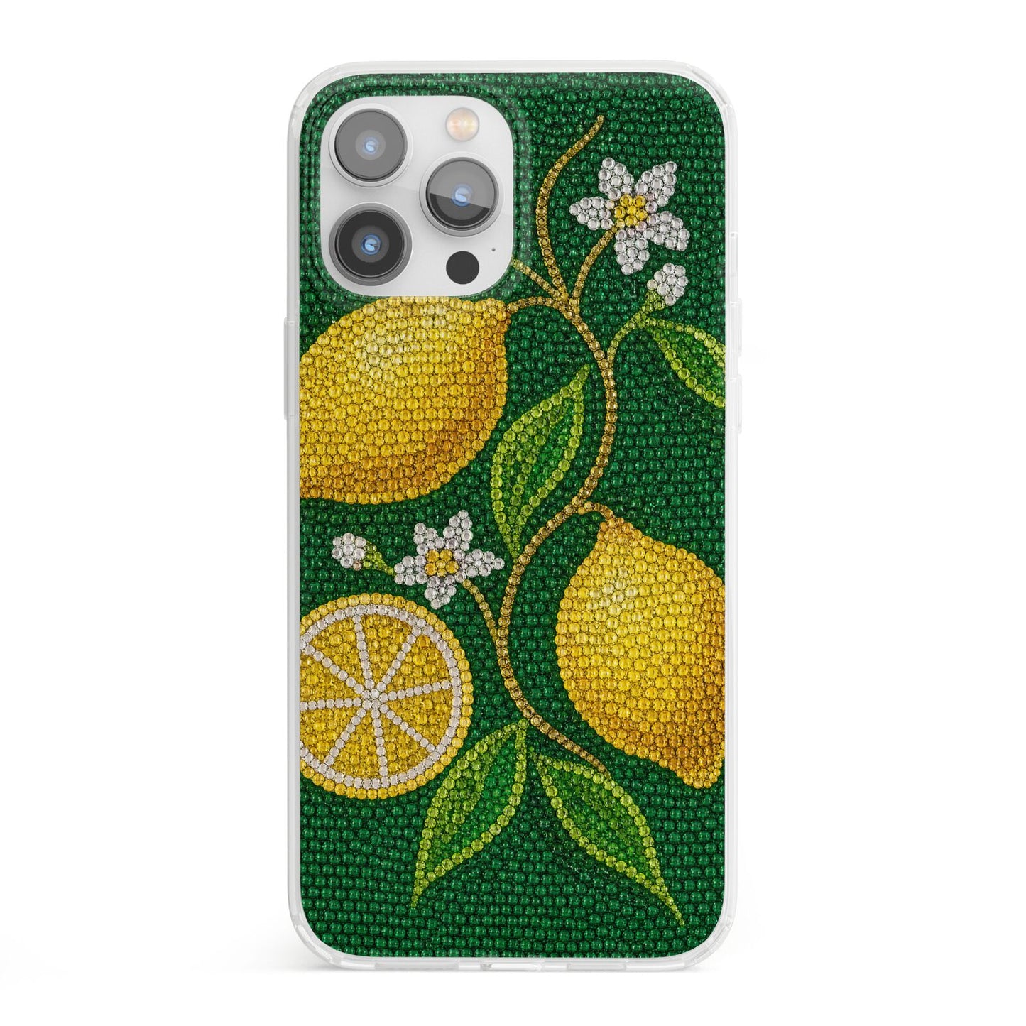 Lemon Lustre iPhone 13 Pro Max Clear Bumper Case