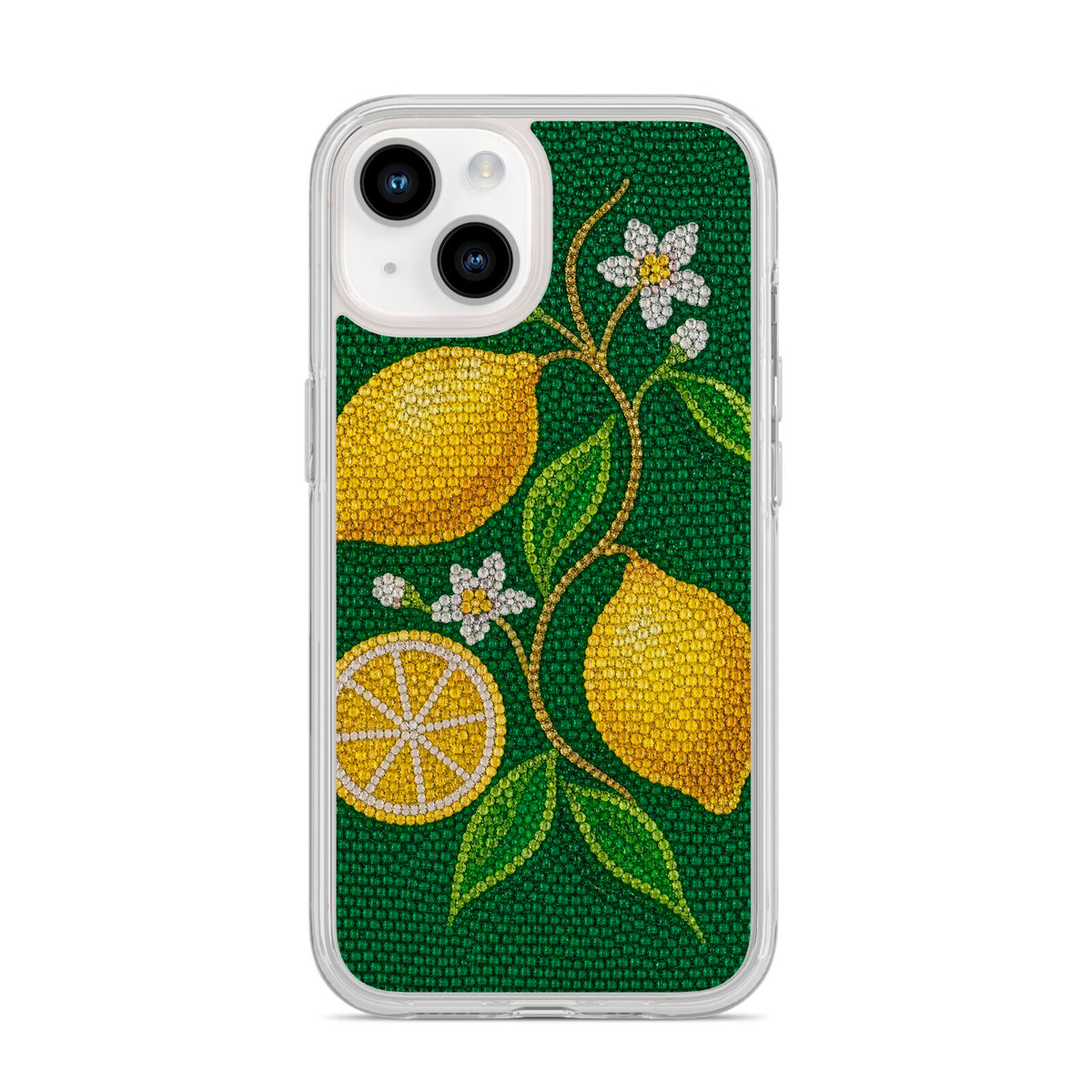 Lemon Lustre iPhone 14 Clear Tough Case Starlight
