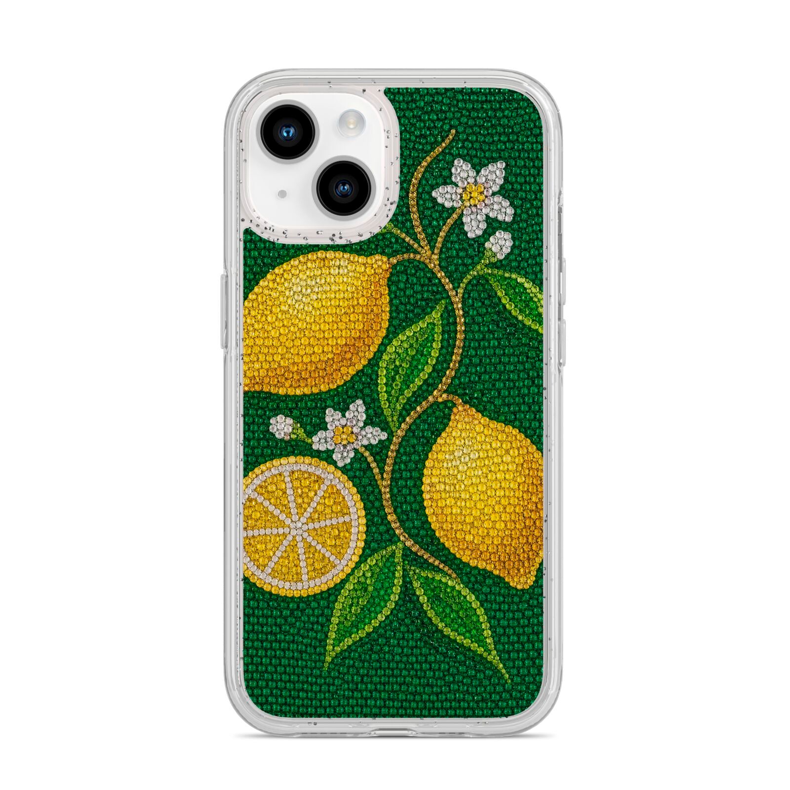Lemon Lustre iPhone 14 Glitter Tough Case Starlight