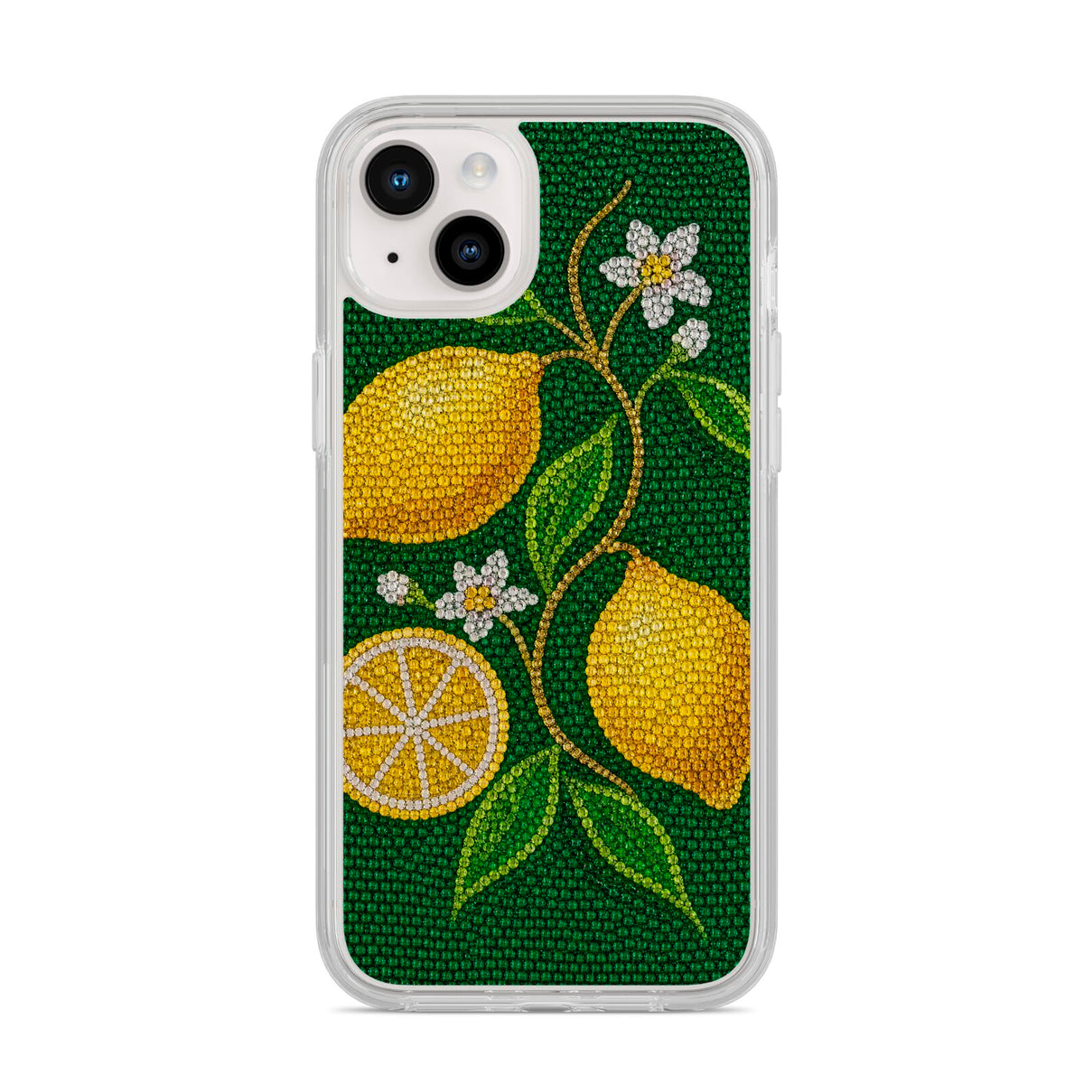 Lemon Lustre iPhone 14 Plus Clear Tough Case Starlight