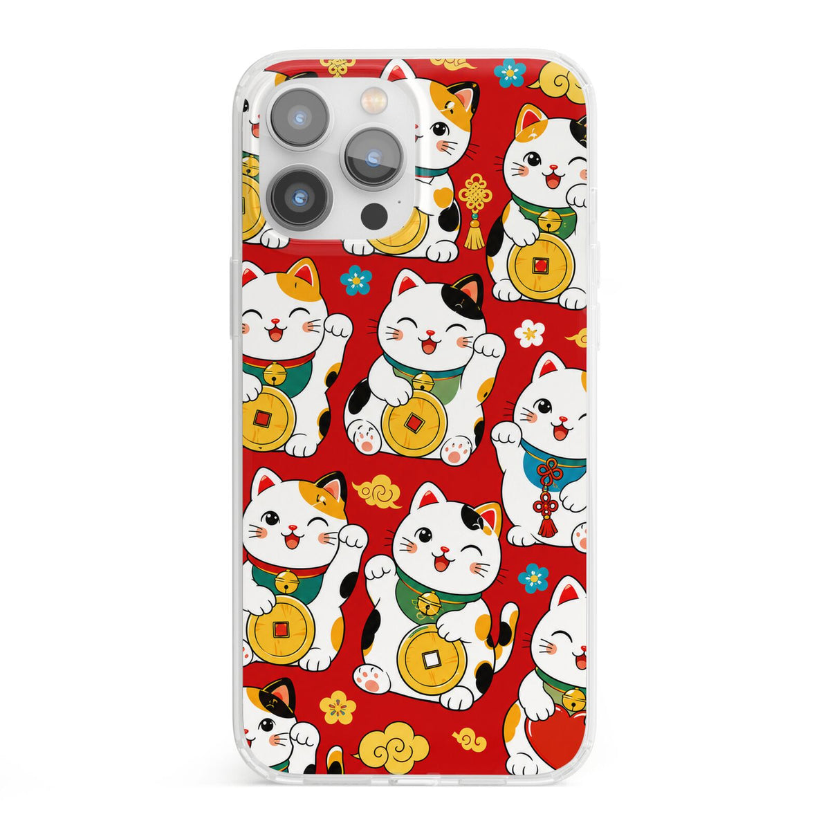 Little Fortunes iPhone 13 Pro Max Clear Bumper Case
