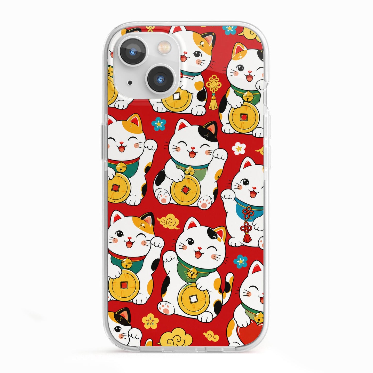 Little Fortunes iPhone 13 TPU Impact Case with White Edges