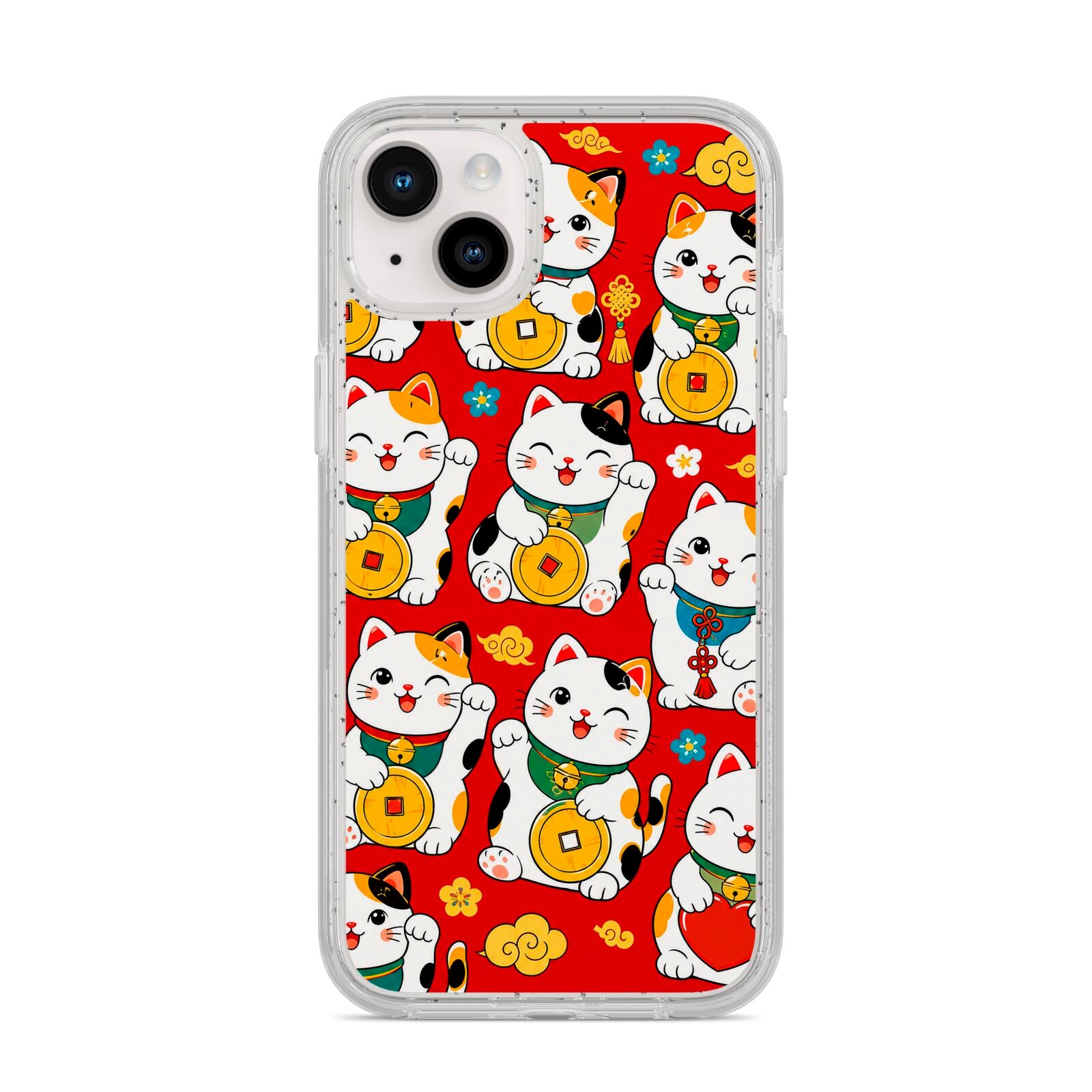 Little Fortunes iPhone 14 Plus Glitter Tough Case Starlight