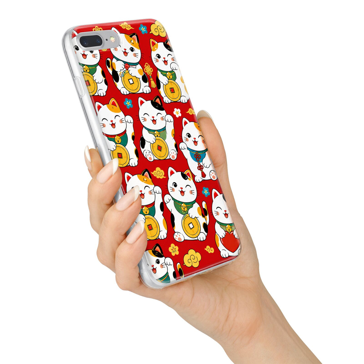 Little Fortunes iPhone 7 Plus Bumper Case on Silver iPhone Alternative Image