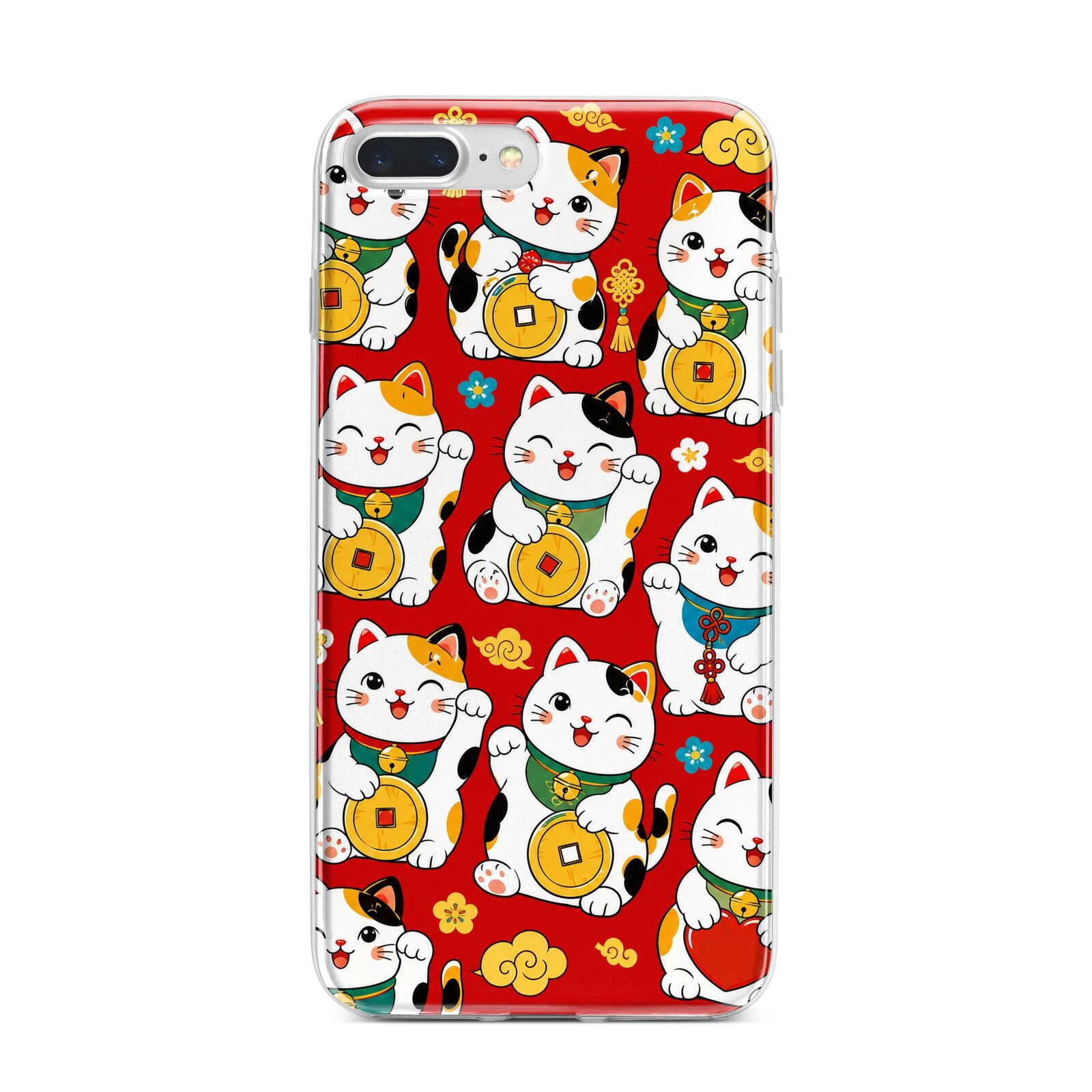 Little Fortunes iPhone 7 Plus Bumper Case on Silver iPhone