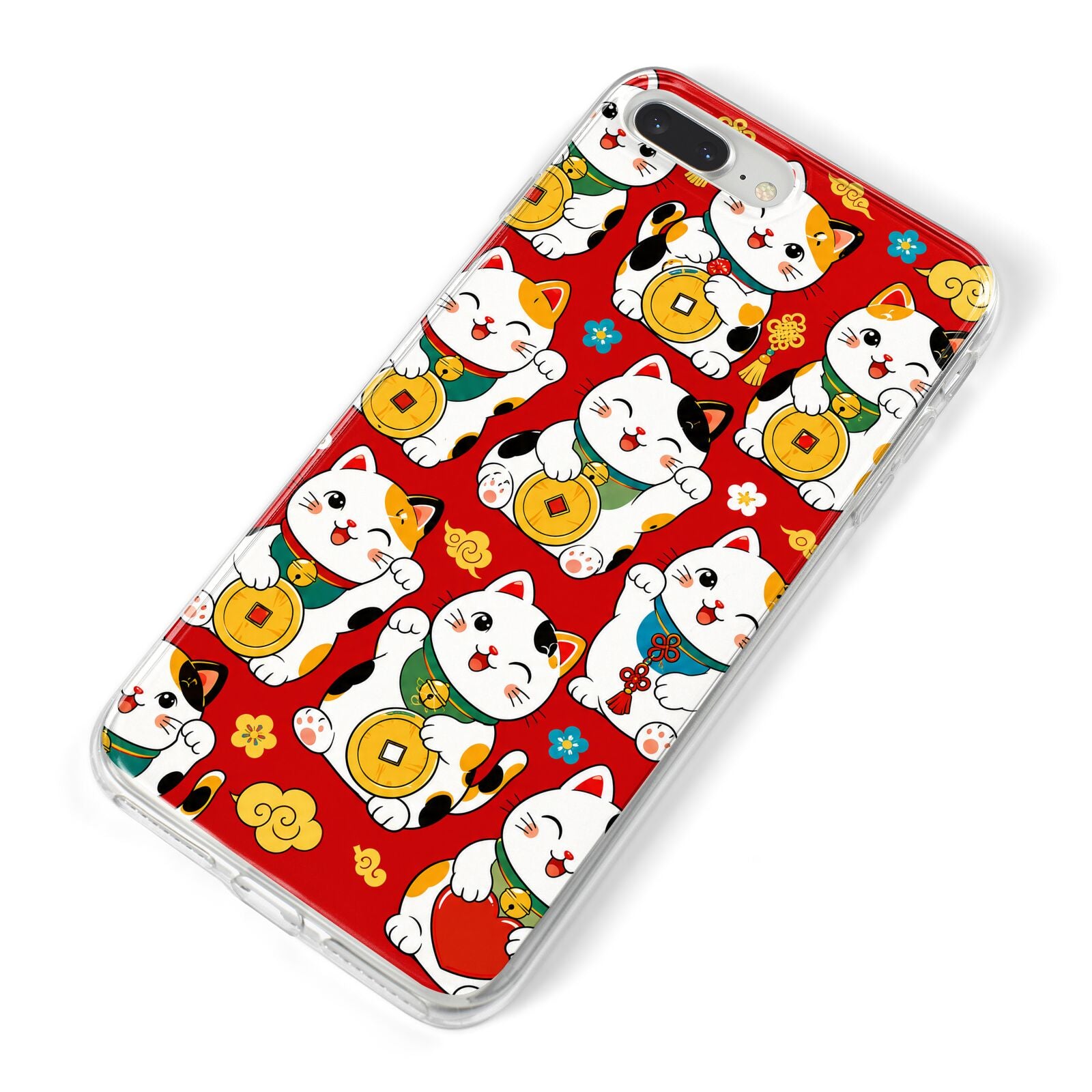 Little Fortunes iPhone 8 Plus Bumper Case on Silver iPhone Alternative Image