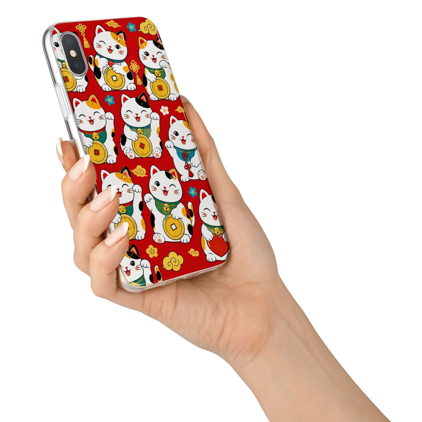 Little Fortunes iPhone X Bumper Case on Silver iPhone Alternative Image 2