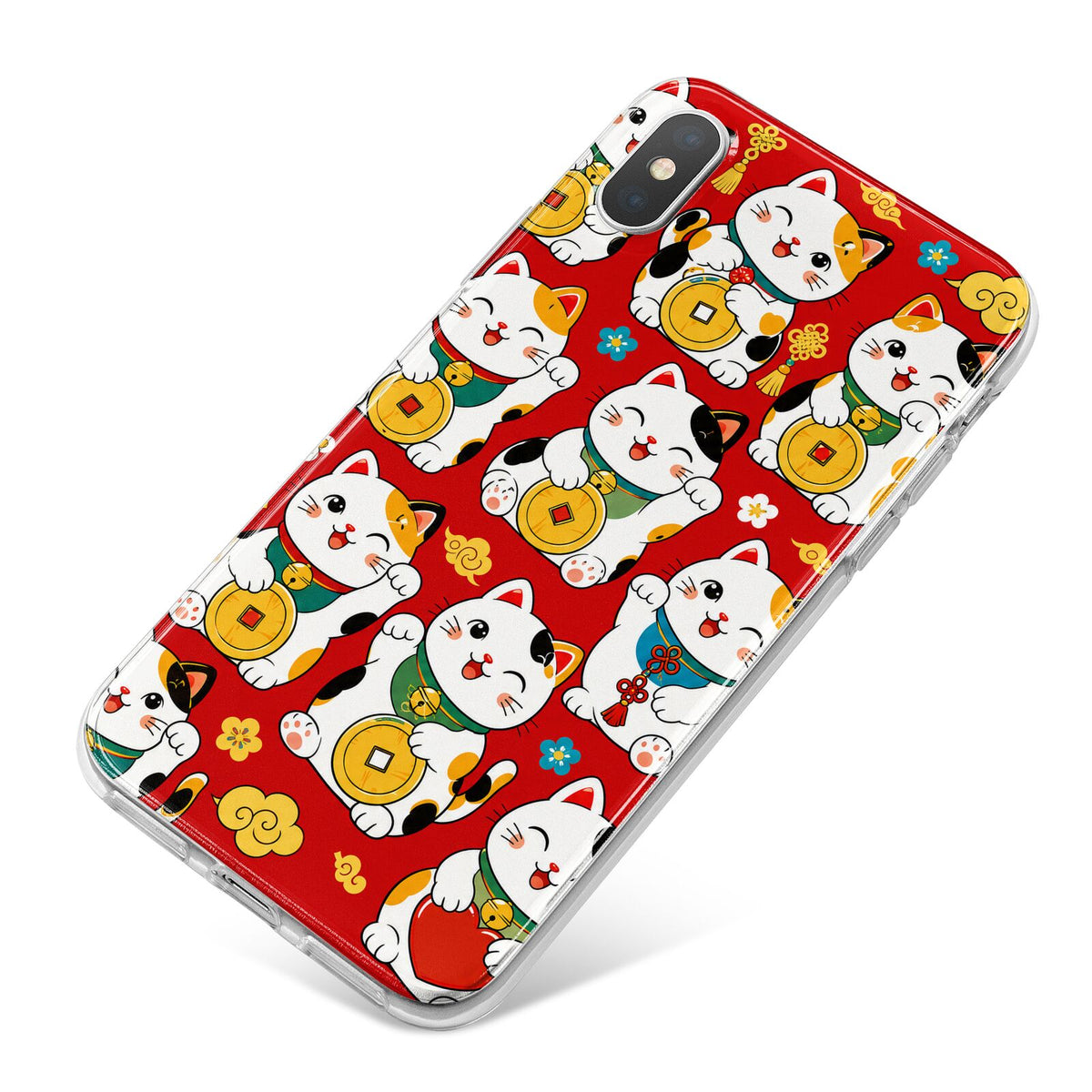 Little Fortunes iPhone X Bumper Case on Silver iPhone