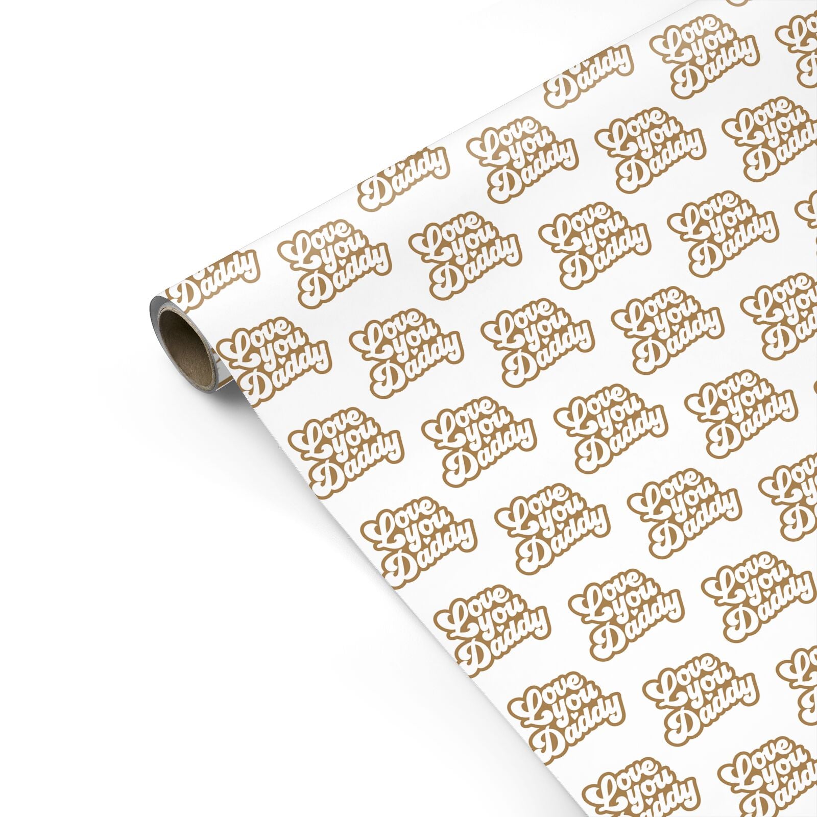 Love You Daddy Personalised Gift Wrap