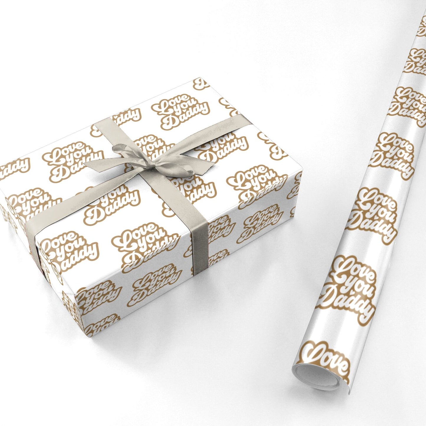 Love You Daddy Personalised Wrapping Paper