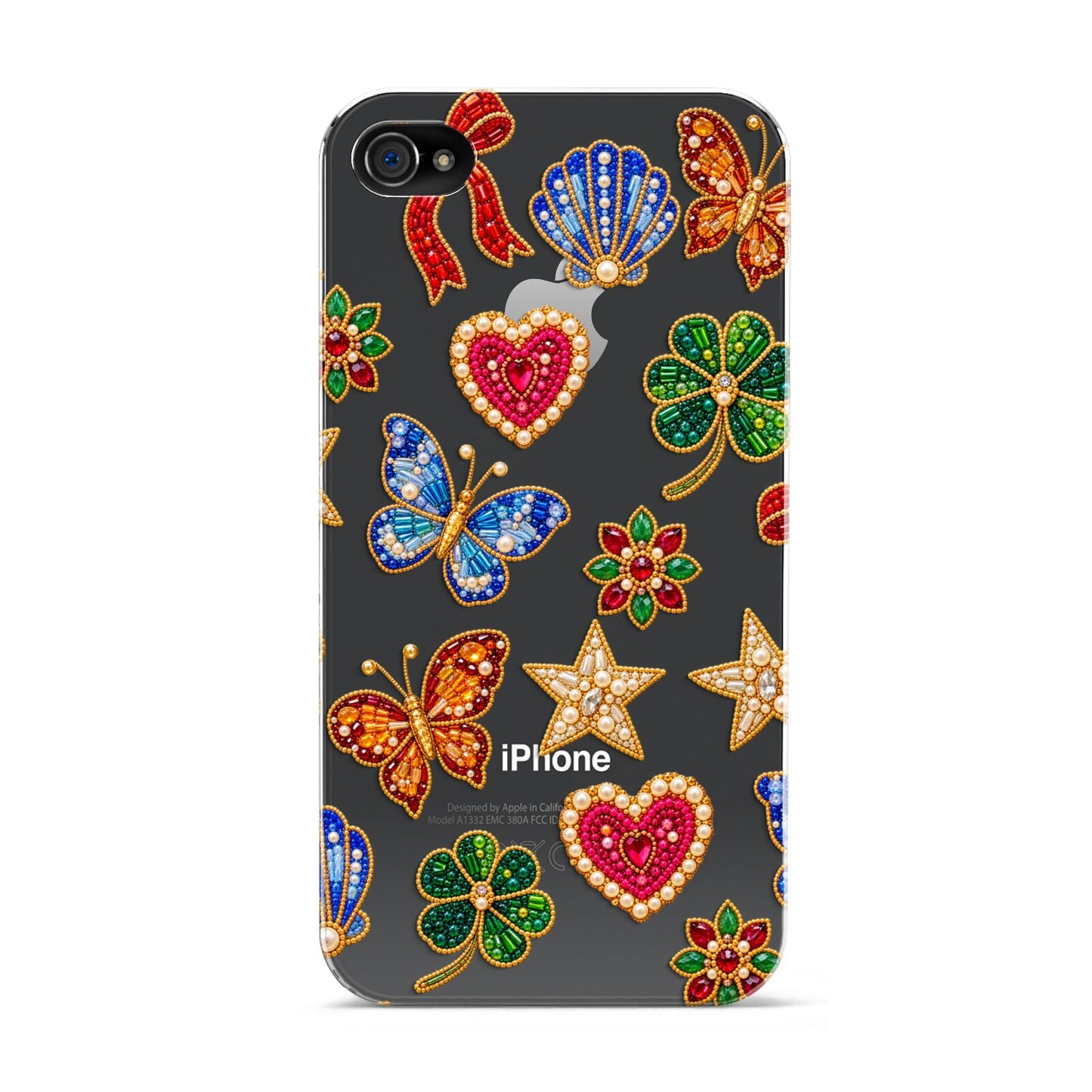 Lucky Keepsakes Beaded Charm Apple iPhone 4s Case
