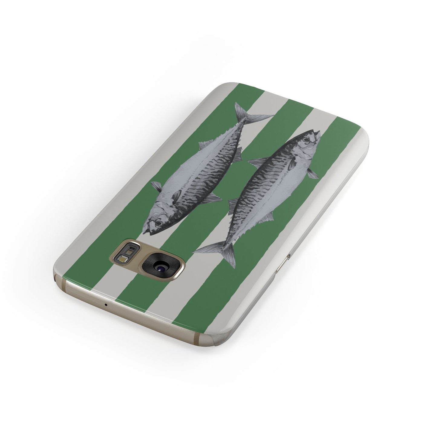 Mackerel Stripe Samsung Galaxy Case Front Close Up