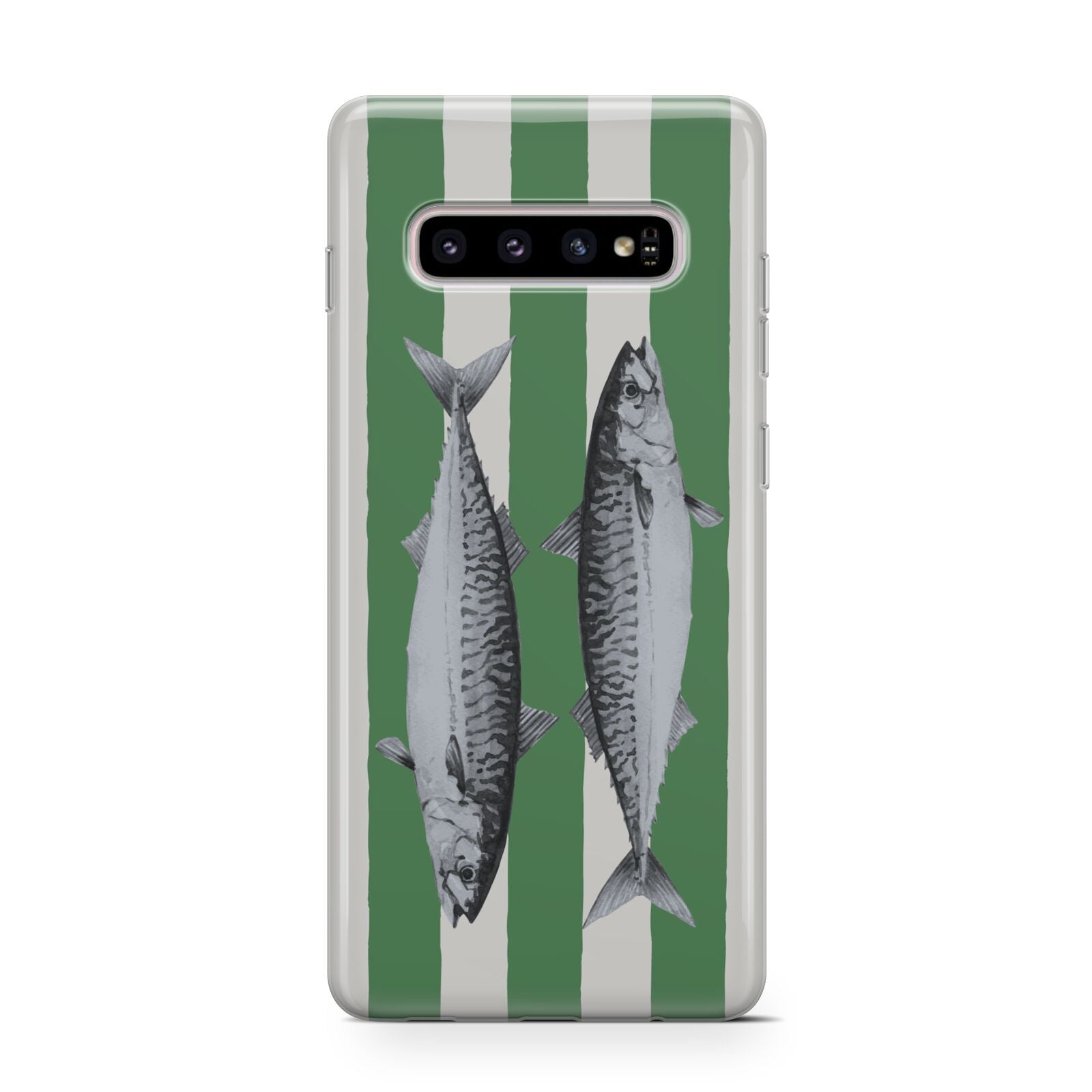Mackerel Stripe Samsung Galaxy S10 Case