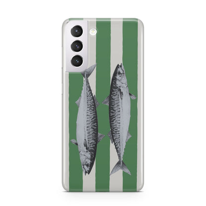 Mackerel Stripe Samsung S21 Case