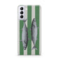 Mackerel Stripe Samsung S21 Plus Case