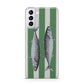 Mackerel Stripe Samsung S21 Plus Phone Case