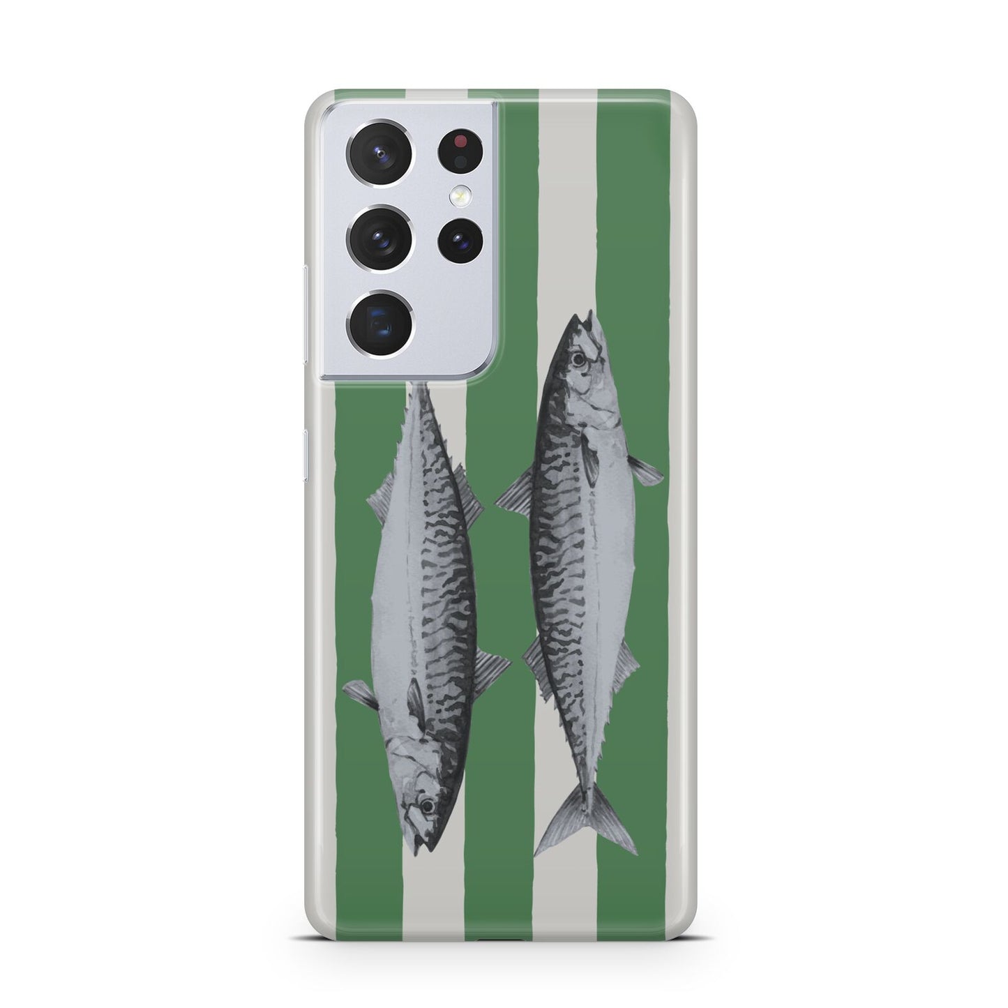 Mackerel Stripe Samsung S21 Ultra Case