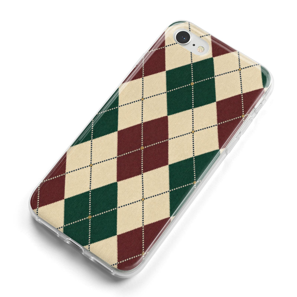 Manor House Argyle iPhone 8 Bumper Case on Silver iPhone Alternative Image