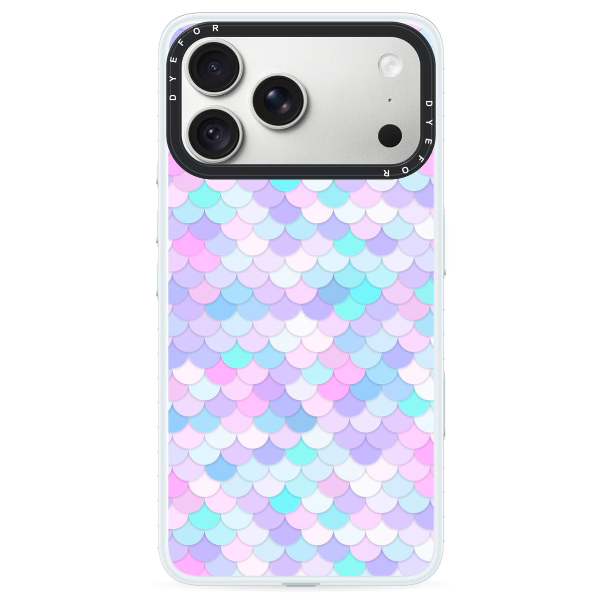 Mermaid iPhone 18 Pro Black Impact Pre order Case on Silver phone