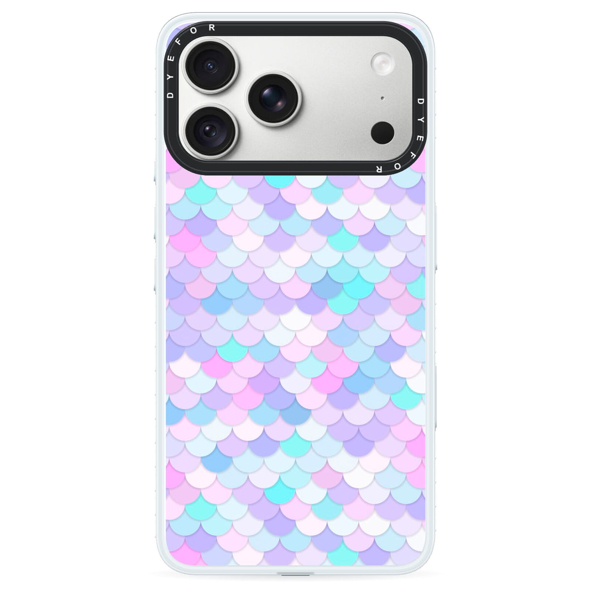 Mermaid iPhone 18 Pro Max Black Impact Pre order Case on Silver phone