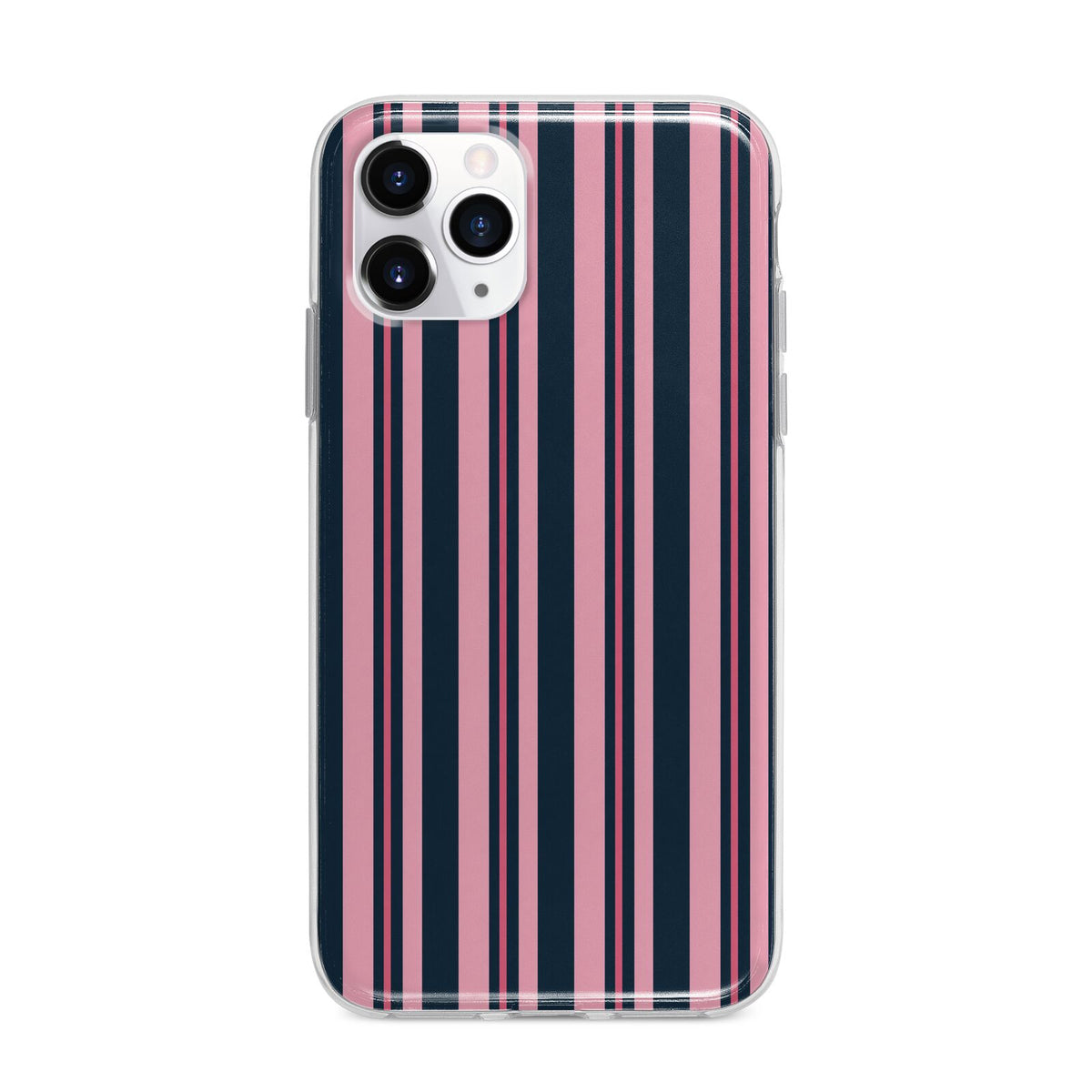 Midnight Candy Apple iPhone 11 Pro in Silver with Bumper Case