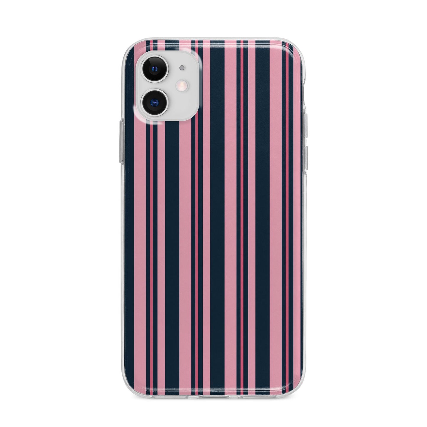 Midnight Candy Apple iPhone 11 in White with Bumper Case