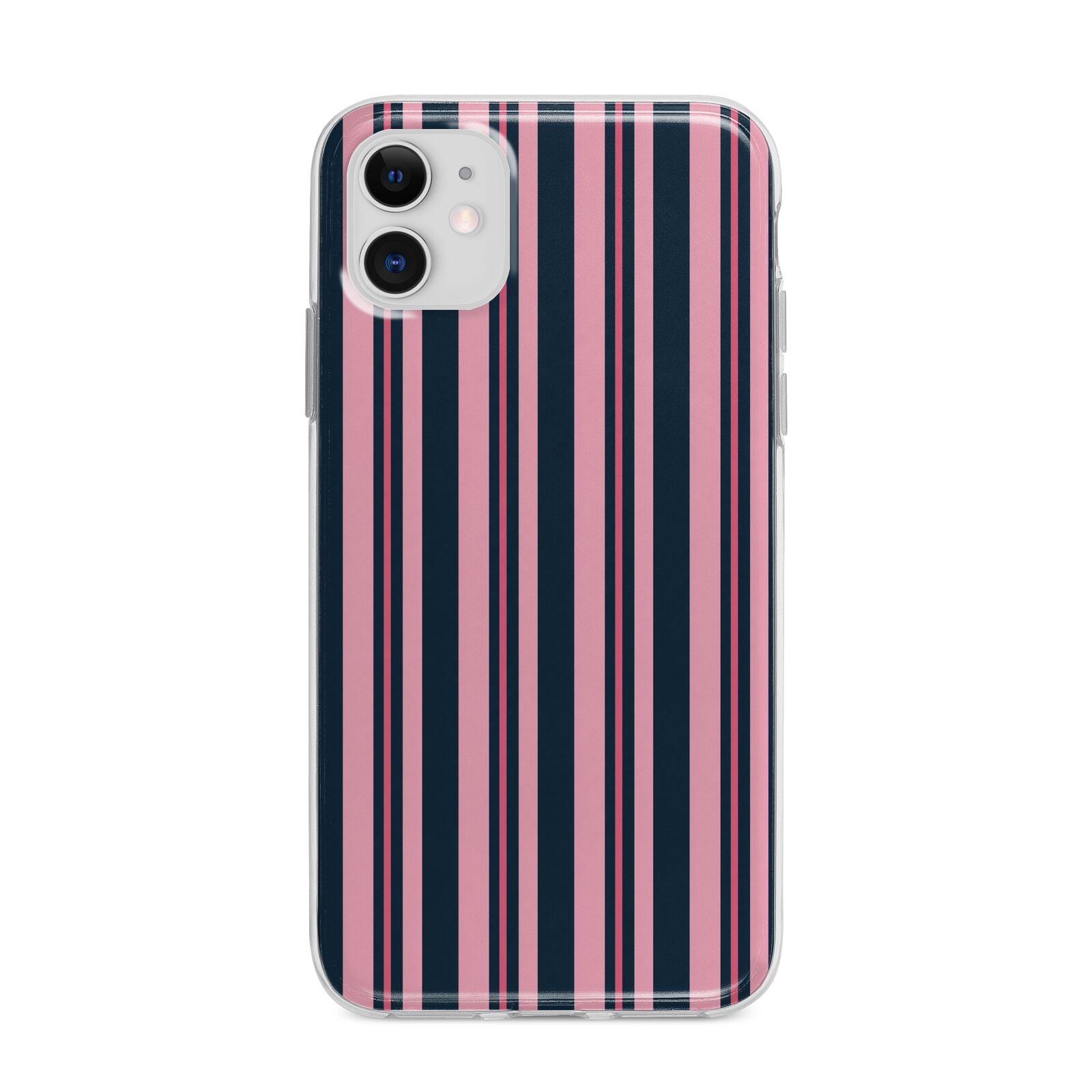 Midnight Candy Apple iPhone 11 in White with Bumper Case