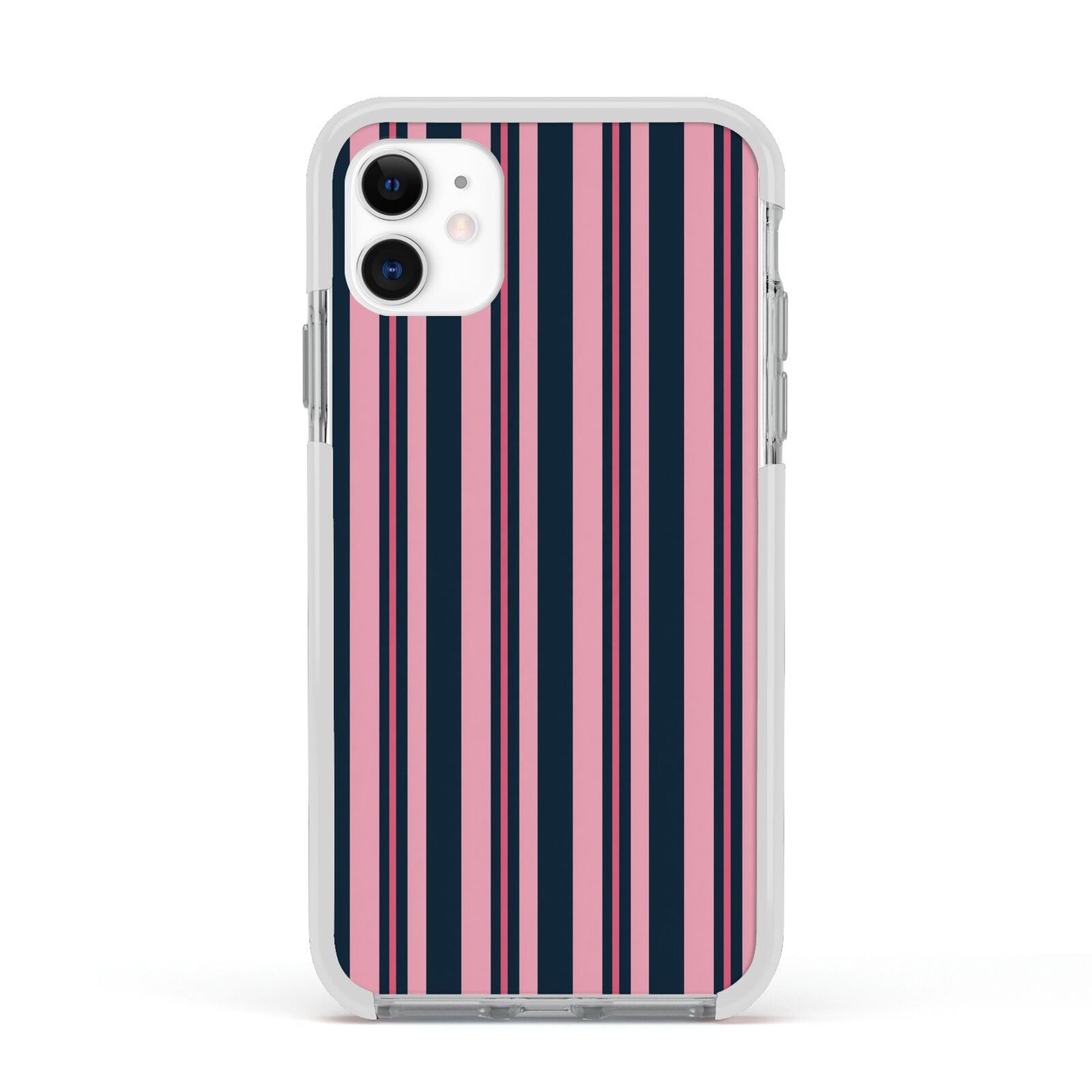 Midnight Candy Apple iPhone 11 in White with White Impact Case
