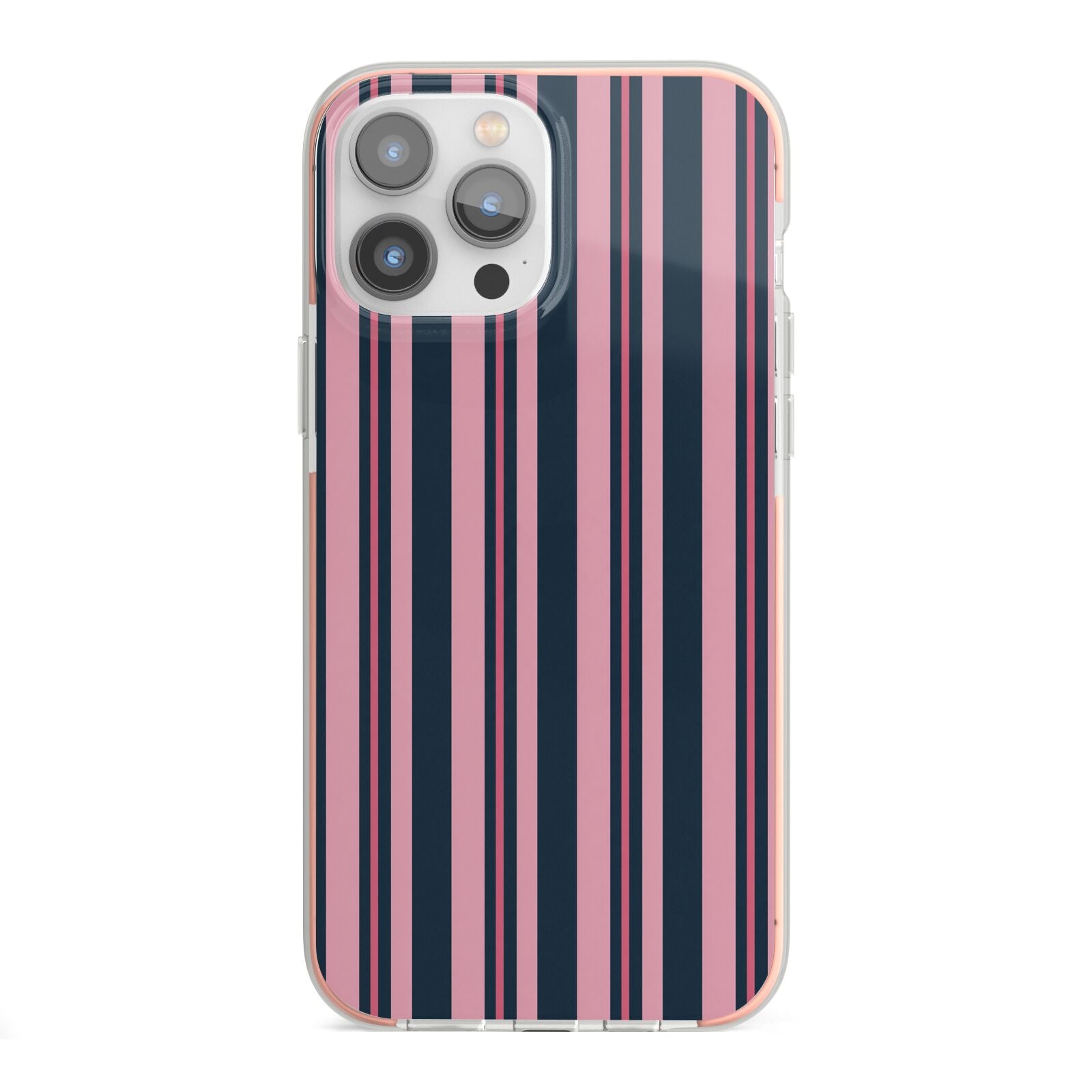 Midnight Candy iPhone 13 Pro Max TPU Impact Case with Pink Edges