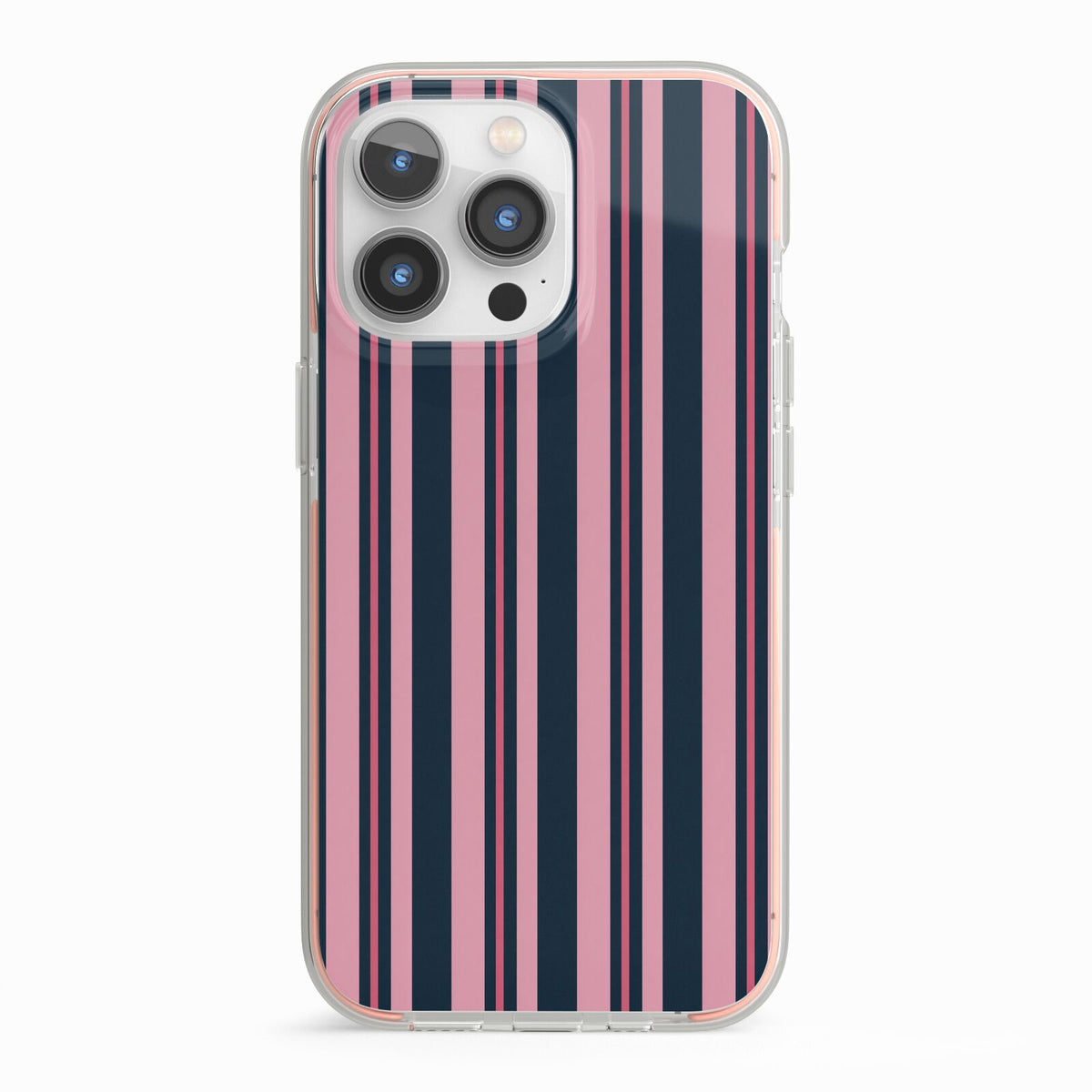 Midnight Candy iPhone 13 Pro TPU Impact Case with Pink Edges