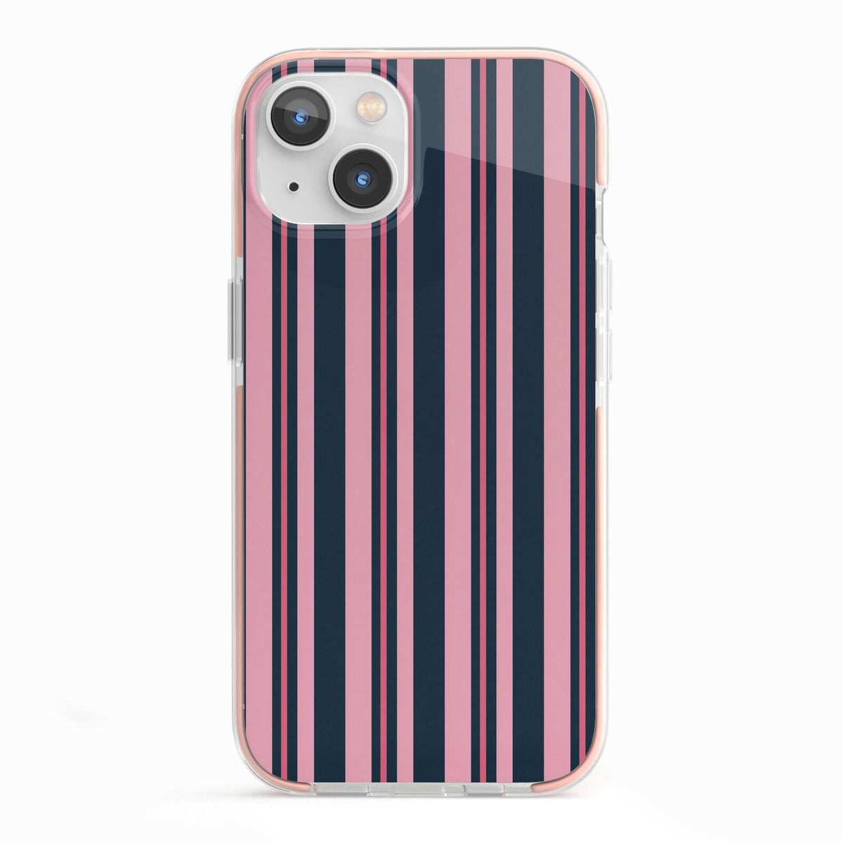 Midnight Candy iPhone 13 TPU Impact Case with Pink Edges