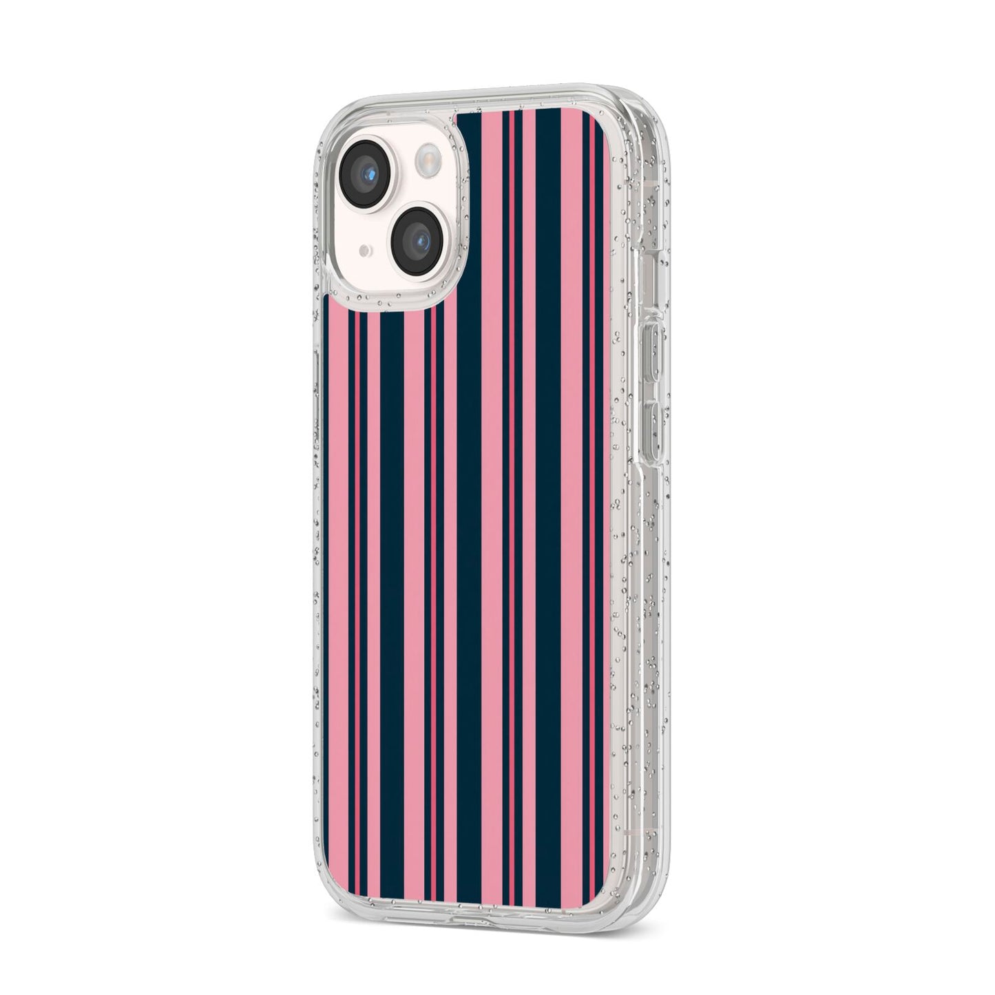 Midnight Candy iPhone 14 Glitter Tough Case Starlight Angled Image