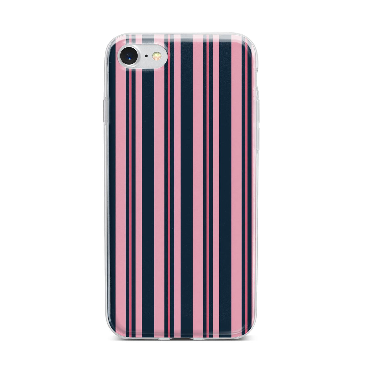 Midnight Candy iPhone 7 Bumper Case on Silver iPhone
