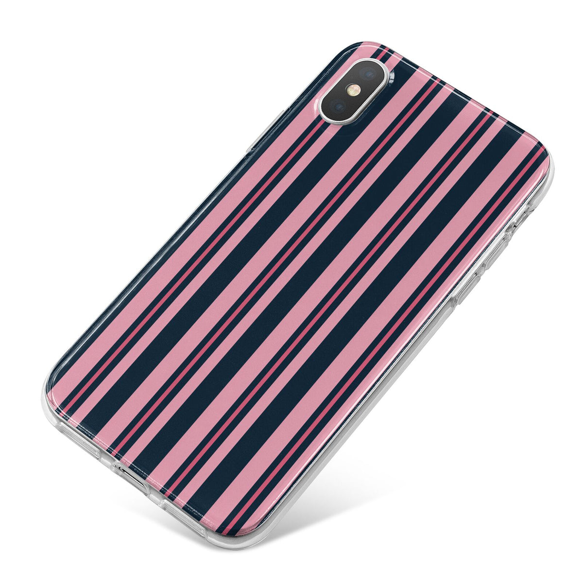Midnight Candy iPhone X Bumper Case on Silver iPhone