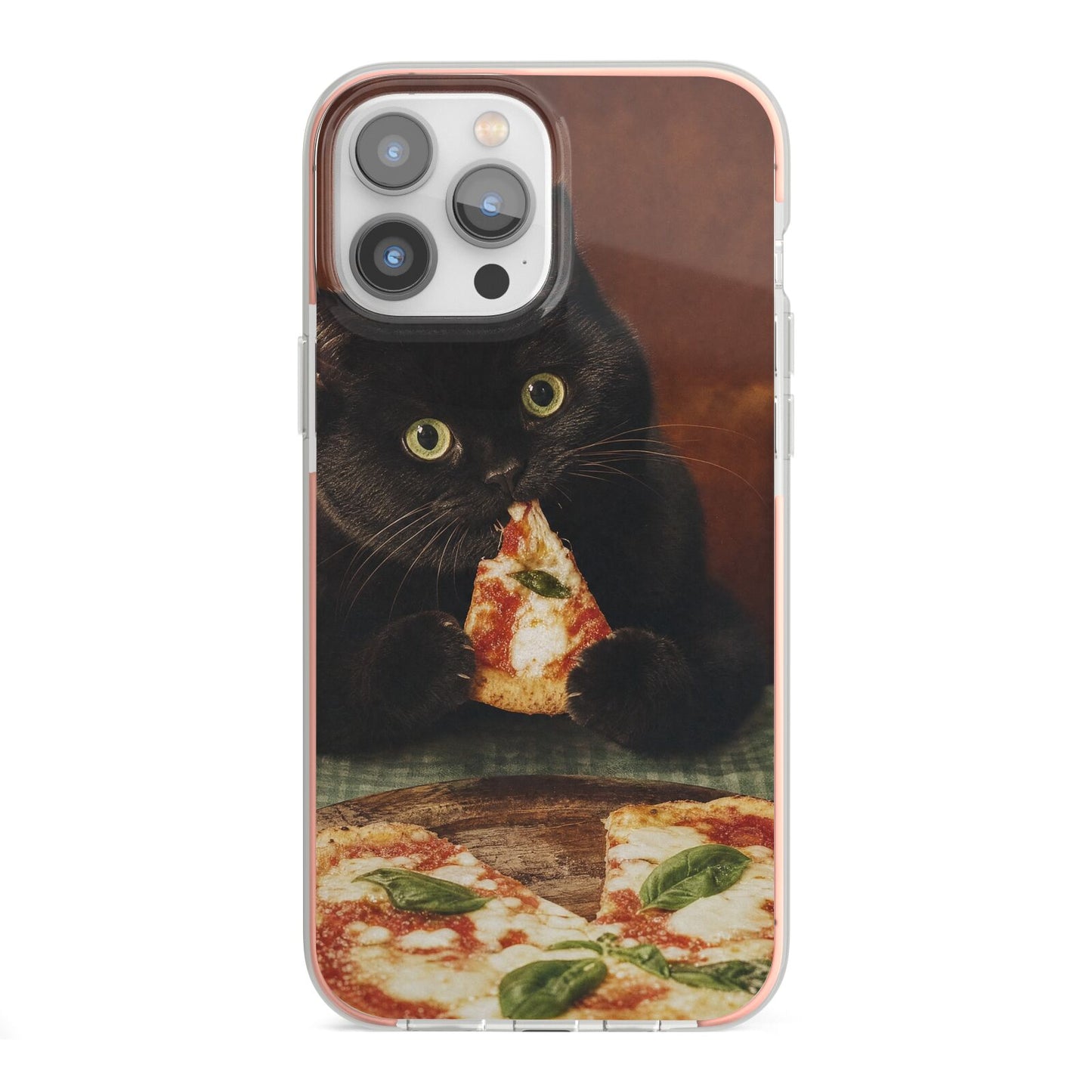 Midnight Margherita iPhone 13 Pro Max TPU Impact Case with Pink Edges
