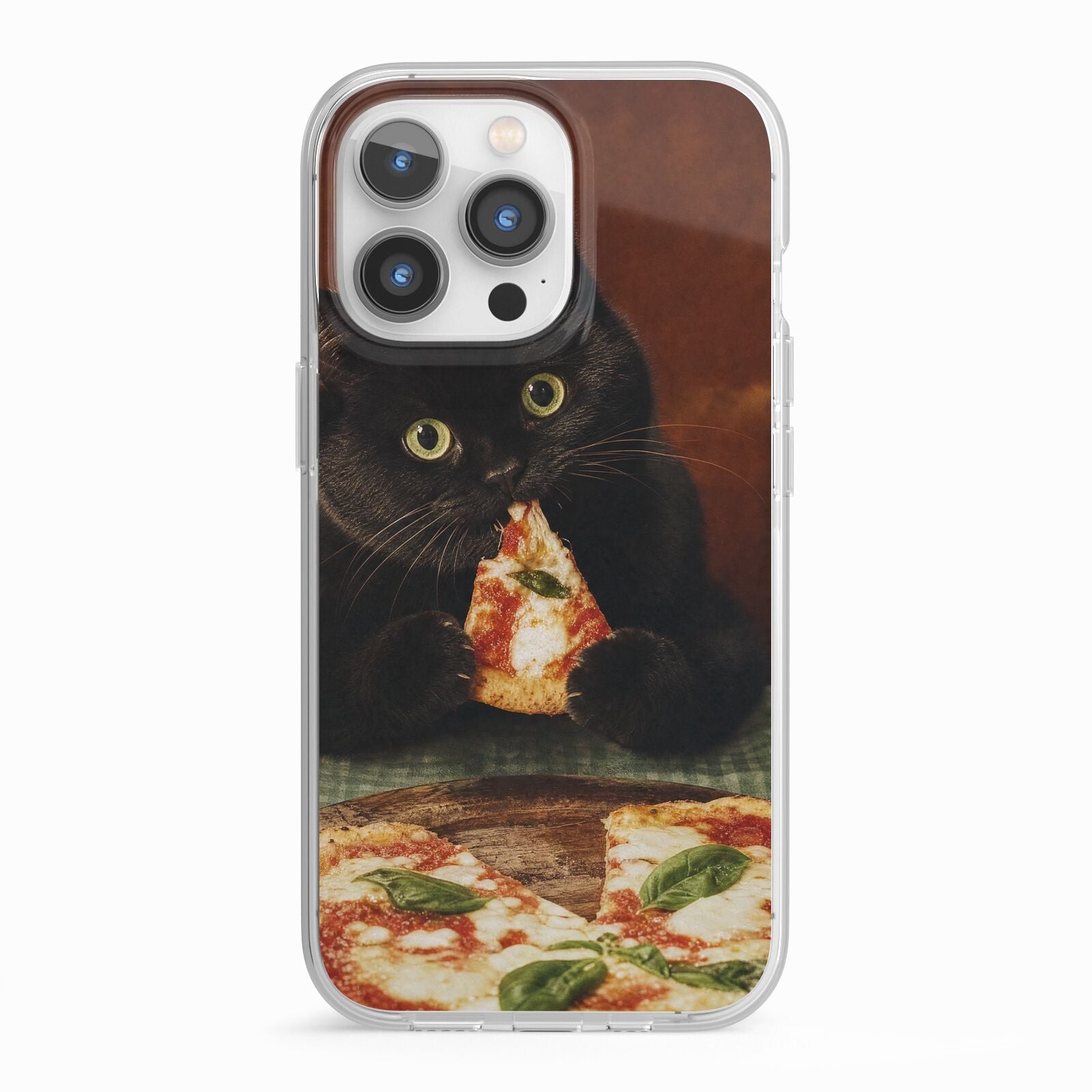 Midnight Margherita iPhone 13 Pro TPU Impact Case with White Edges