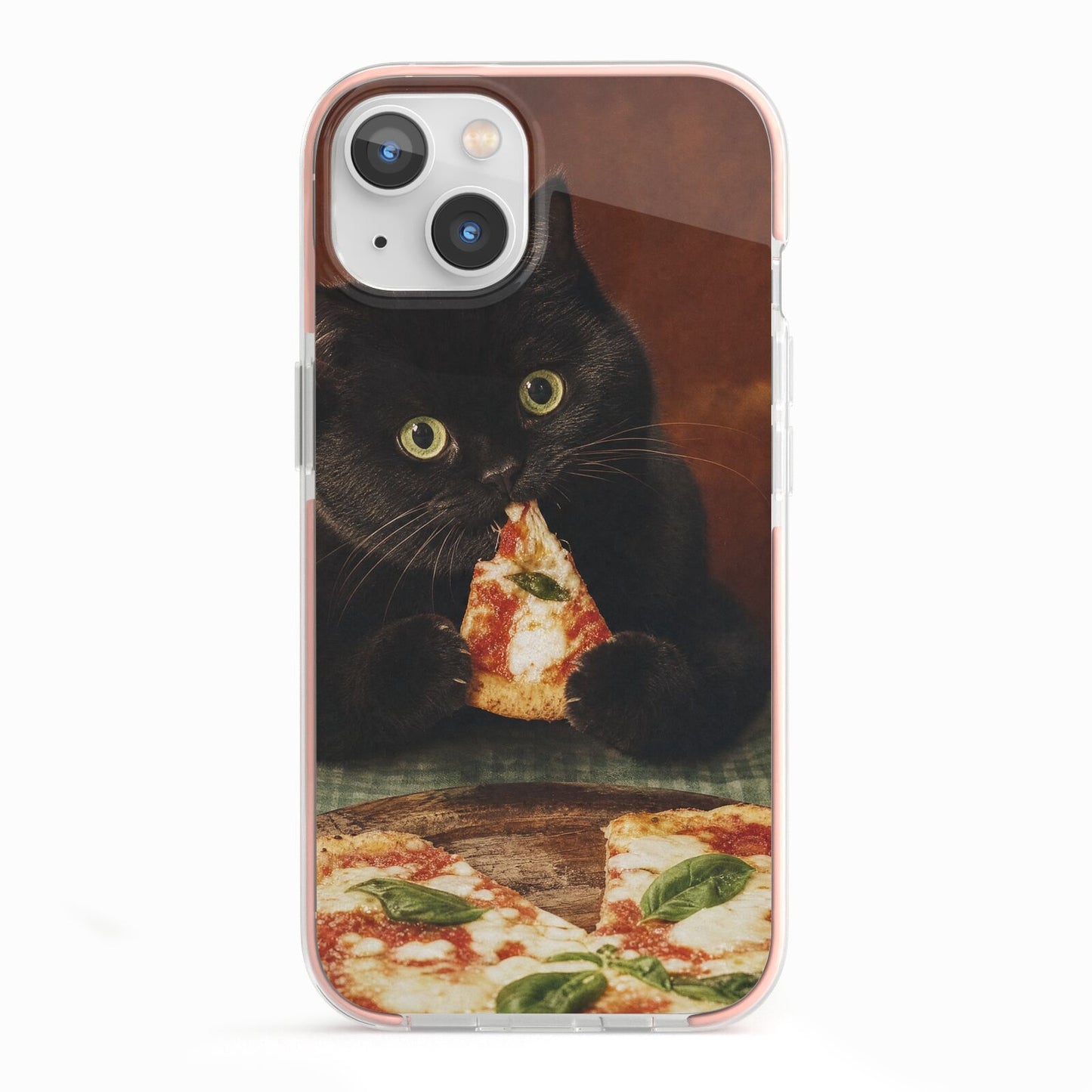 Midnight Margherita iPhone 13 TPU Impact Case with Pink Edges