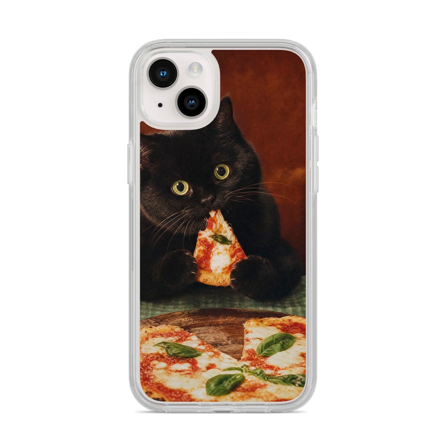 Midnight Margherita iPhone 14 Plus Clear Tough Case Starlight
